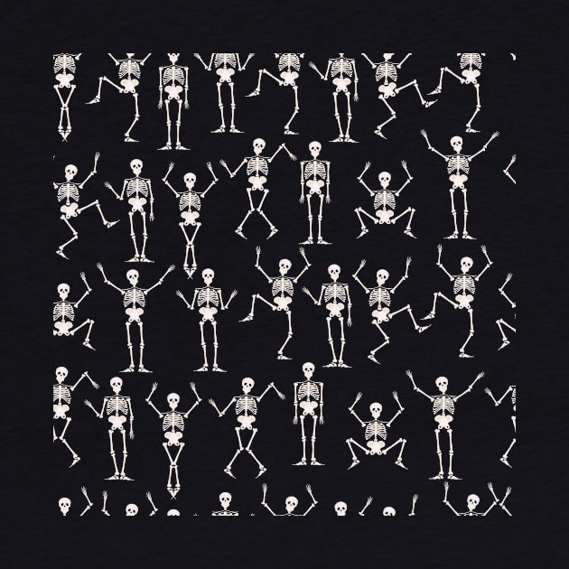 funny skeleton 2 seamless pattern by star trek fanart and more